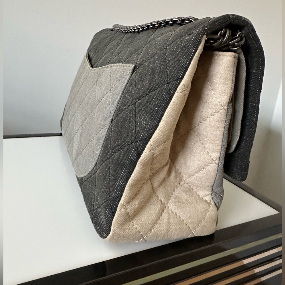 Chanel Denim Grey Reissue Medium Large Flap Bag - Picture 4 of 16